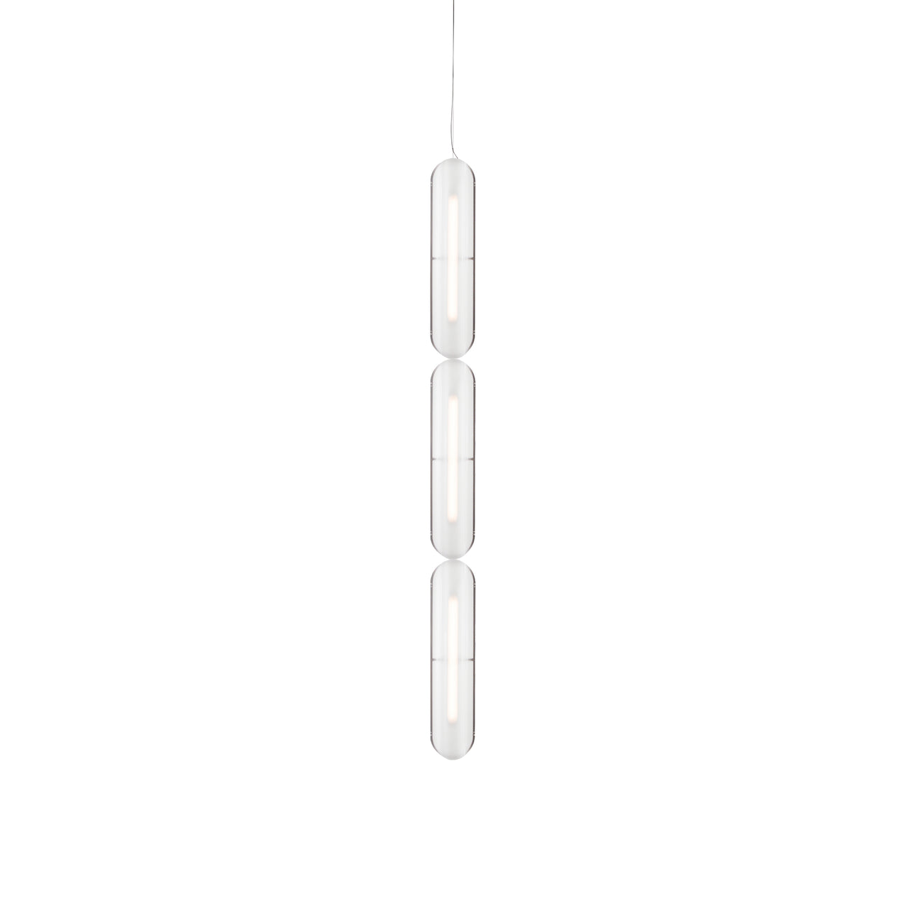 Vale System Pendant Light: Vertical + End-to-End + Vale 3 + Rust