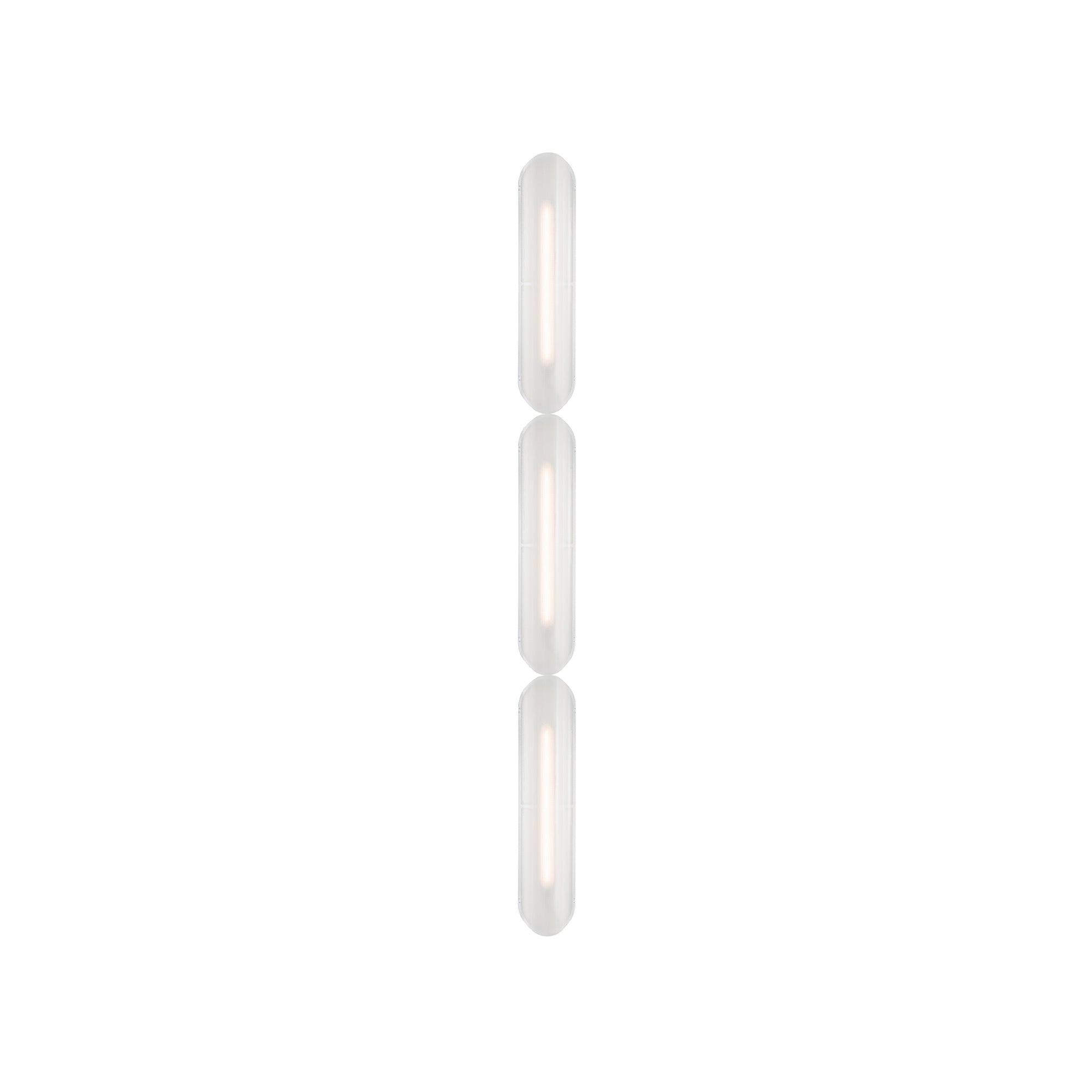 Vale System Ceiling/Wall Light: Vertical + End-to-End + Vale 3 + Silica