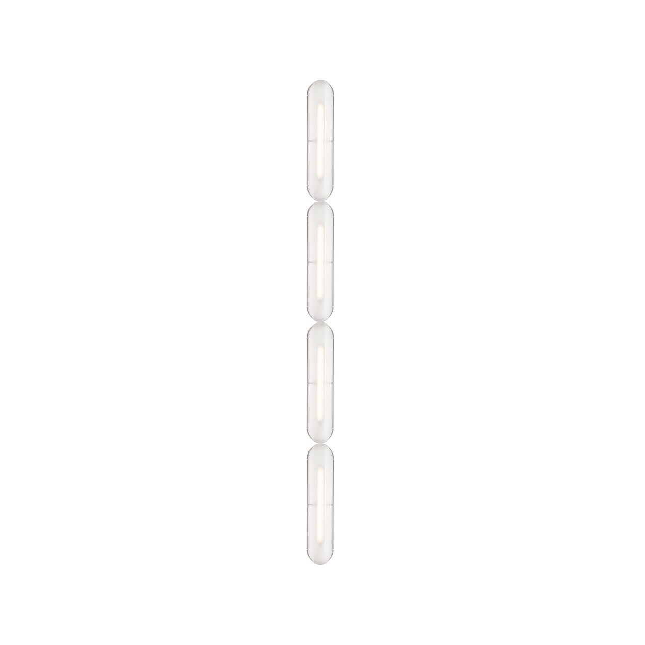 Vale System Ceiling/Wall Light: Vertical + End-to-End + Vale 4 + Rust