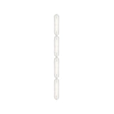 Vale System Ceiling/Wall Light: Vertical + End-to-End + Vale 4 + Rust