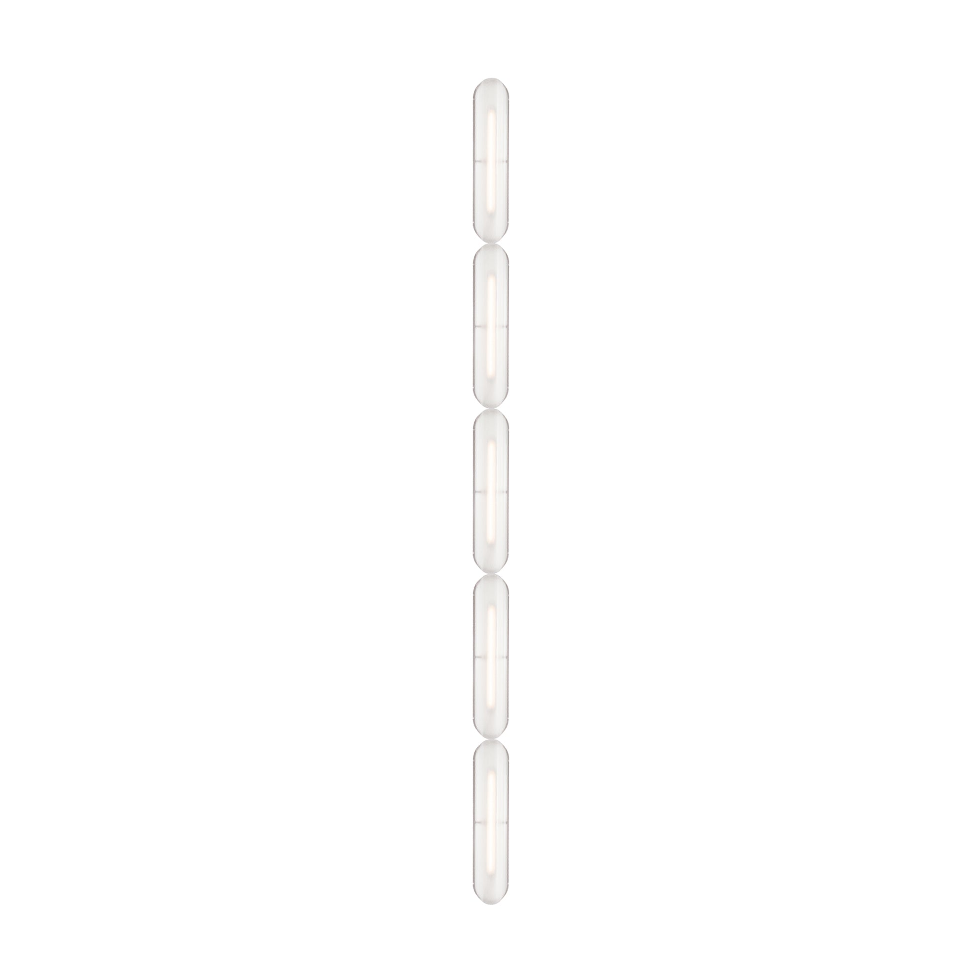 Vale System Ceiling/Wall Light: Vertical + End-to-End + Vale 5 + Rust