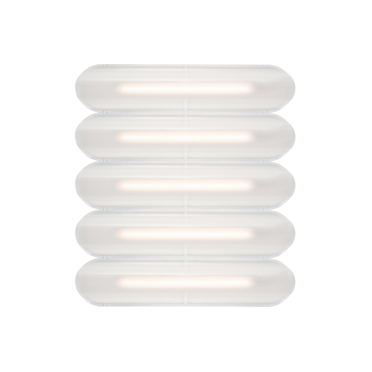 Vale System Ceiling/Wall Light: Horizontal + Side-to-Side + Vale 5 + Silica