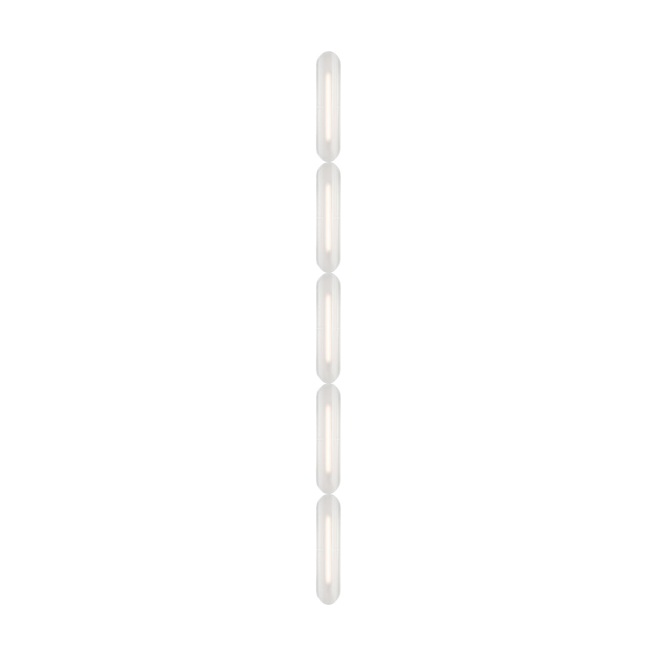 Vale System Ceiling/Wall Light: Vertical + End-to-End + Vale 5 + Silica