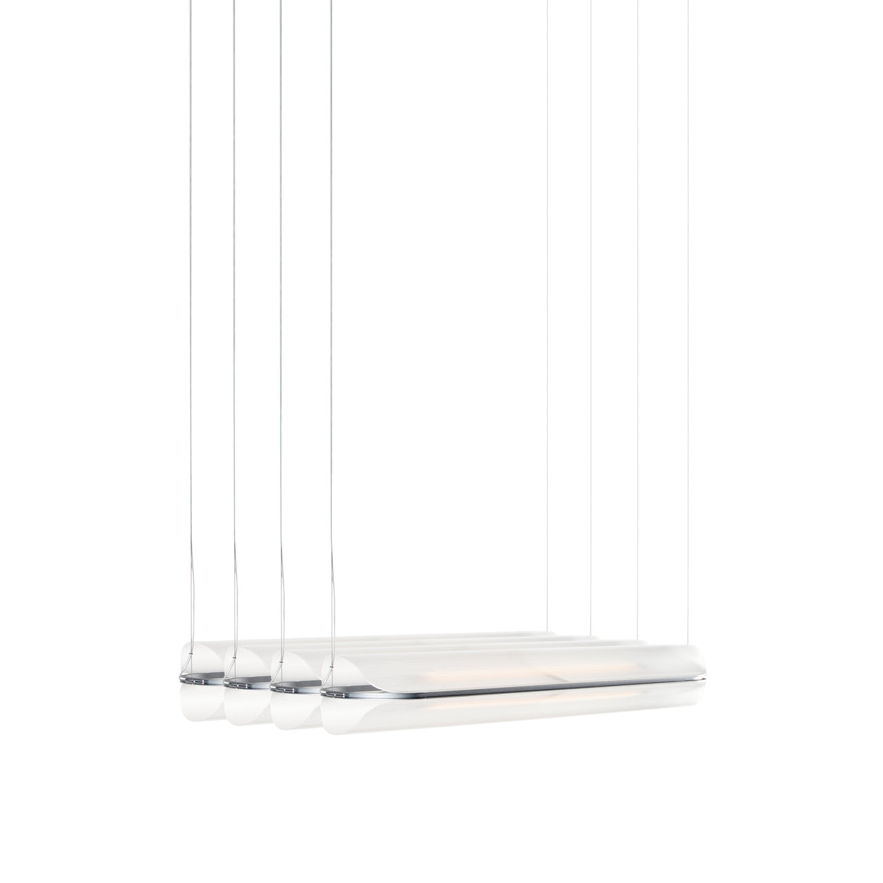 Vale System X-Axis Pendant Light: Horizontal + Side-to-Side + Vale 4 + Anthracite