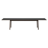 Ana Dining Table: Black + Smoked Oiled Stained Oak