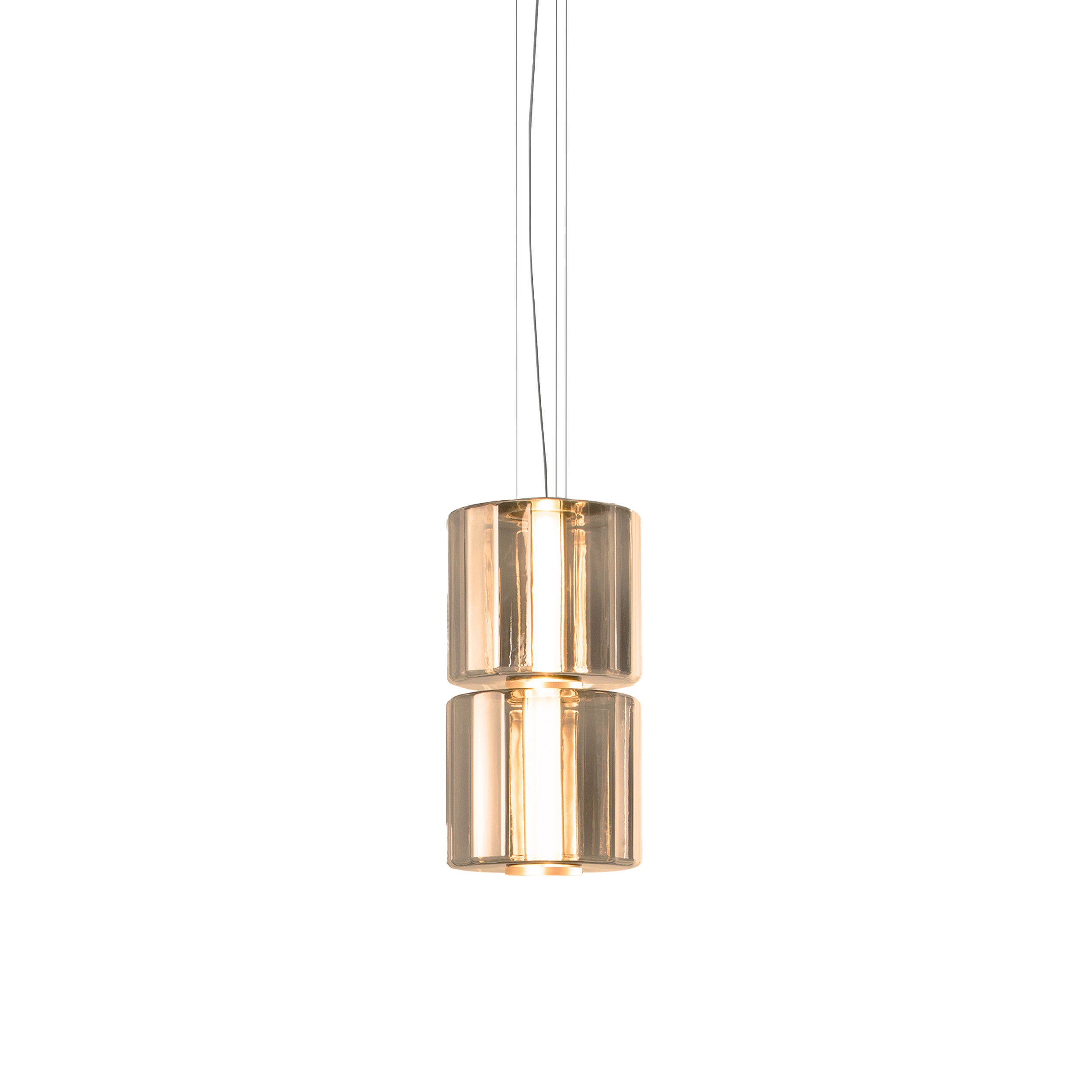 Column 300 Vertical Pendant: 2 Units + Amber