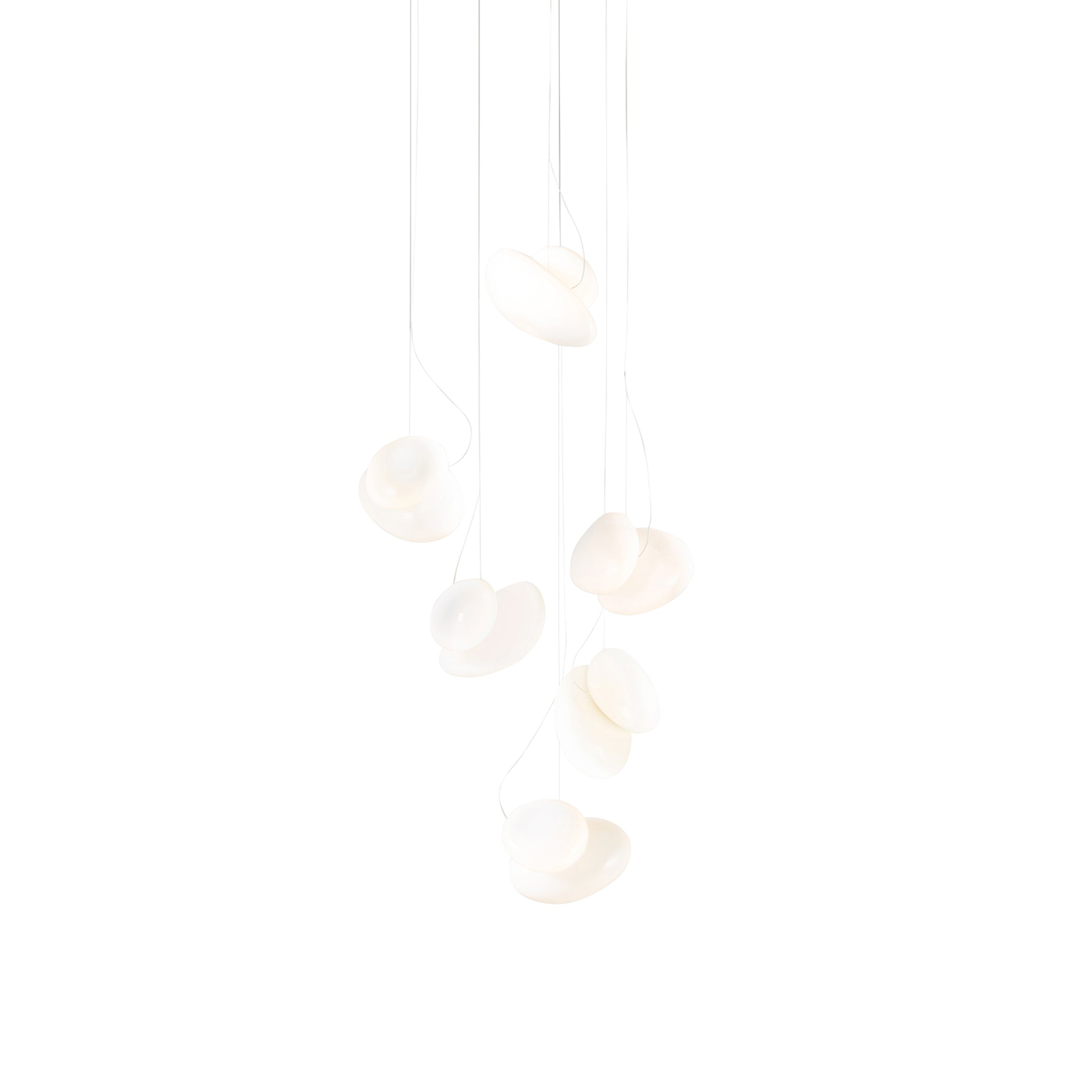 Pebble Chandelier 6: Cluster + Pearl