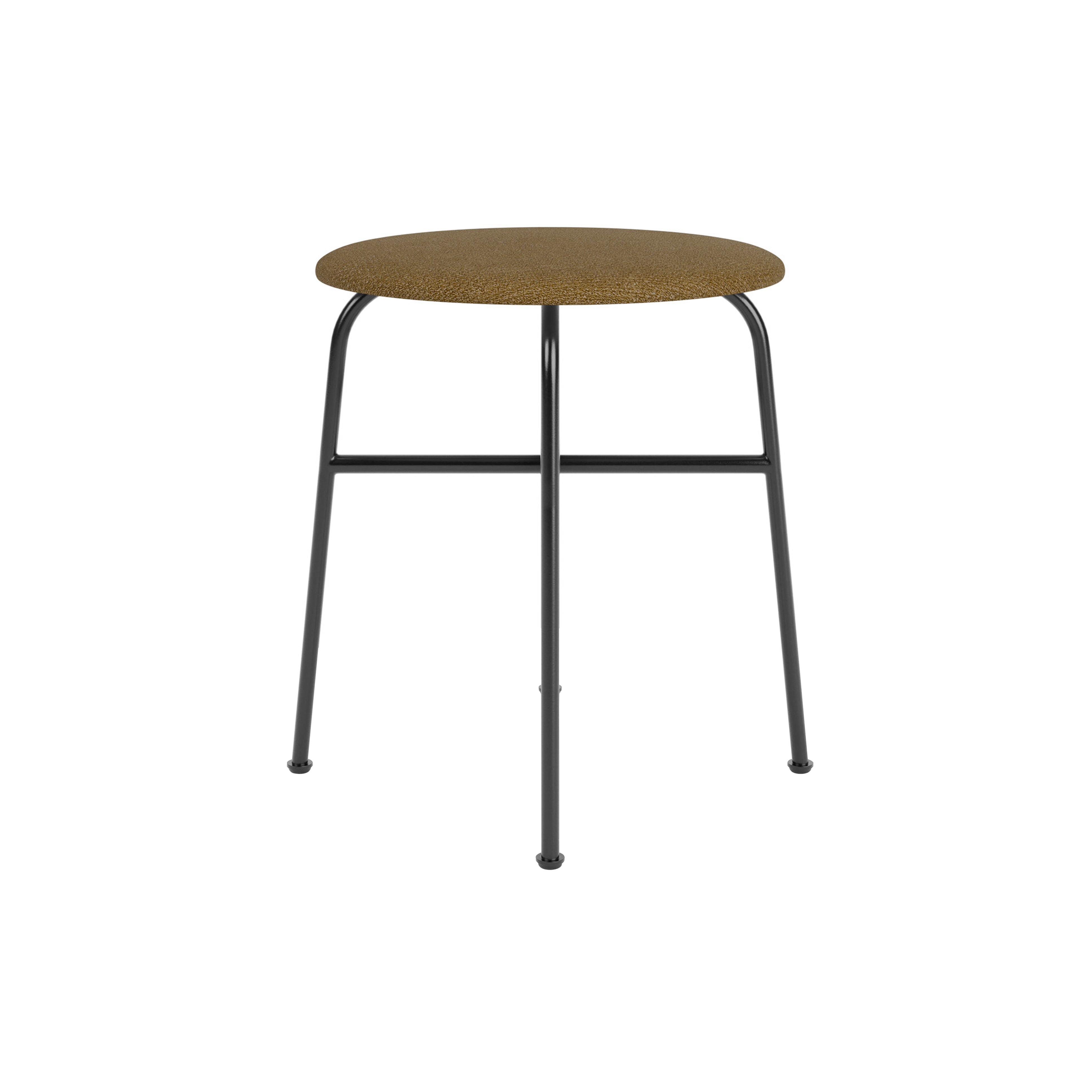 Afteroom Stool: Upholstered: Boucle 06