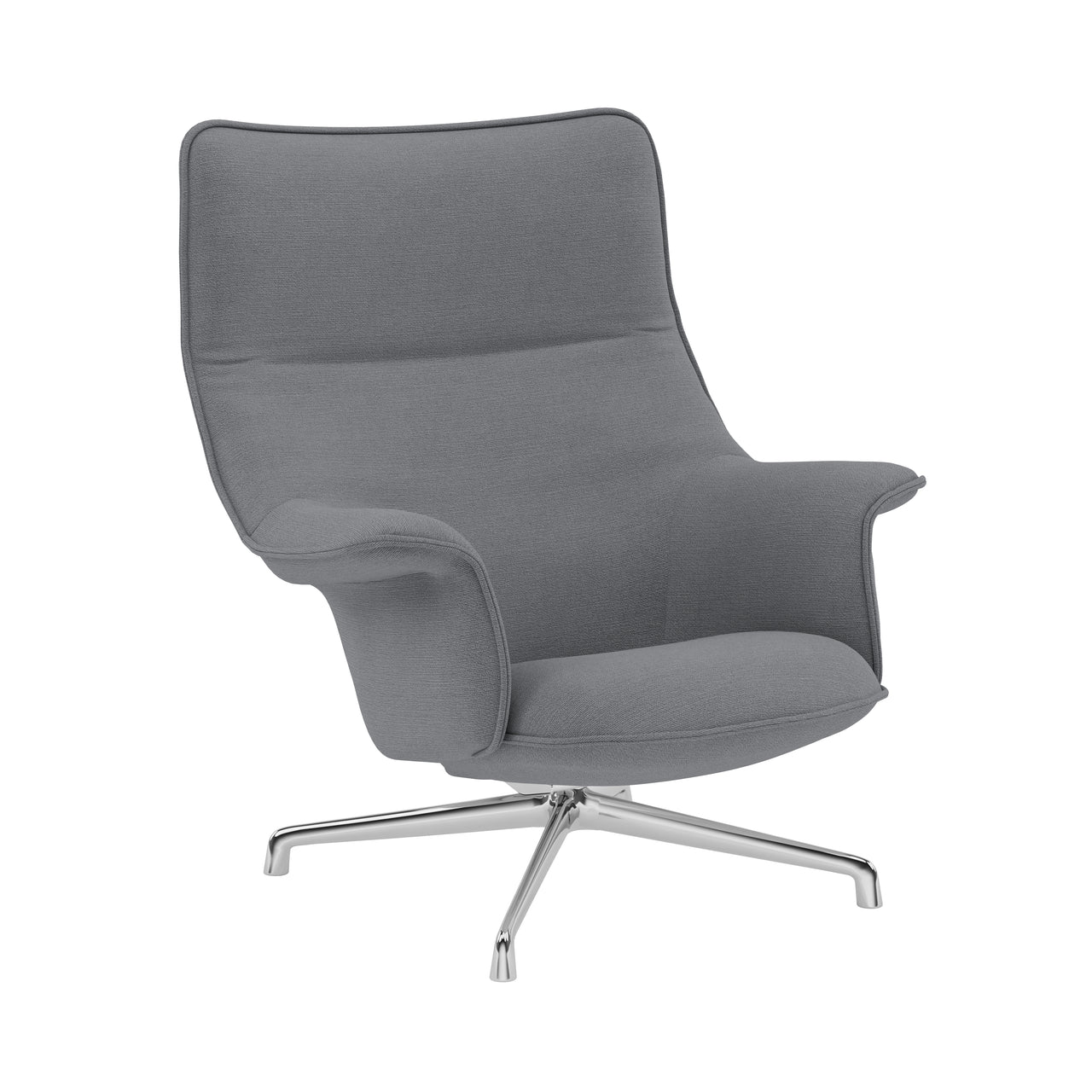 Doze Lounge Chair: Swivel Base + Aluminum