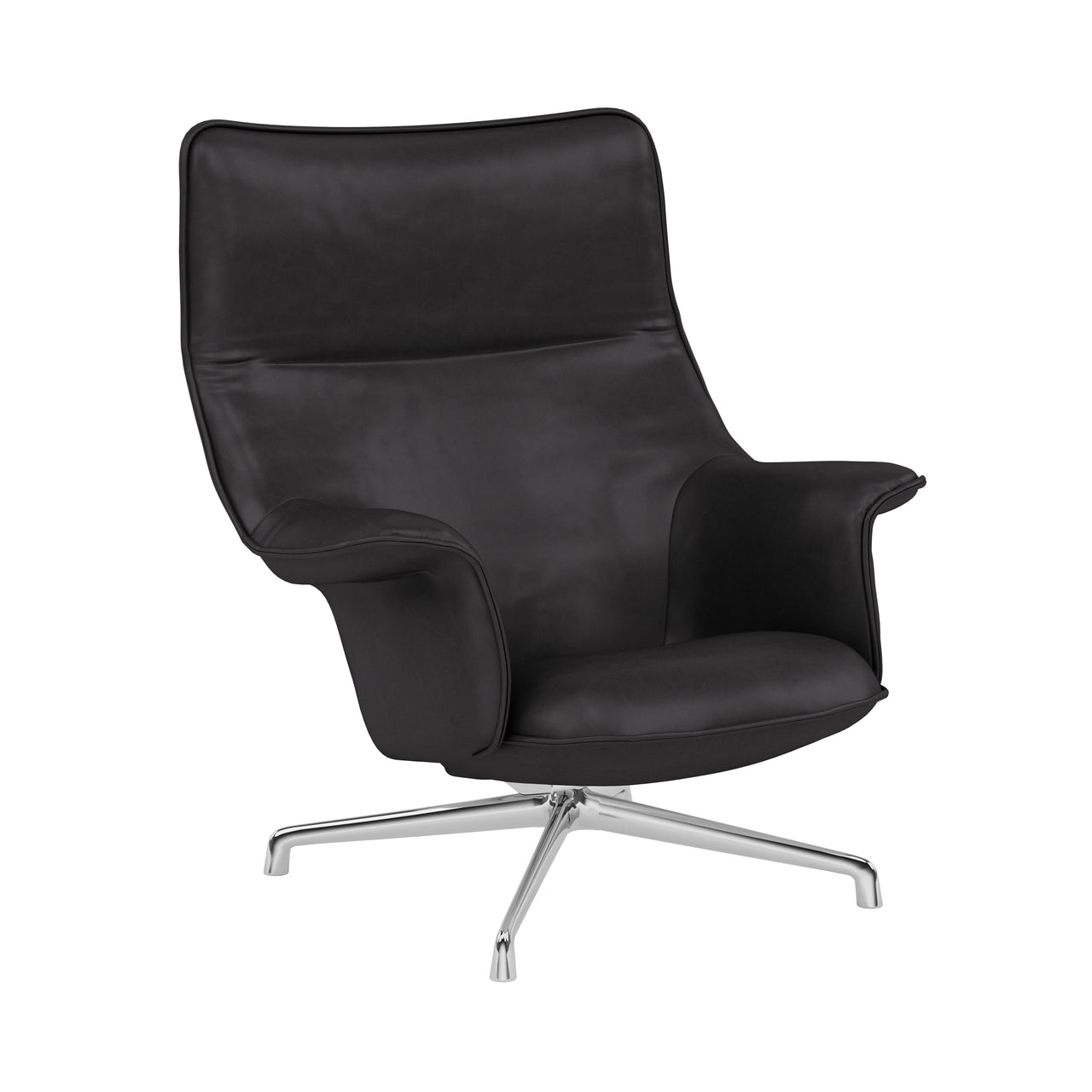 Doze Lounge Chair: Swivel Base + Aluminum