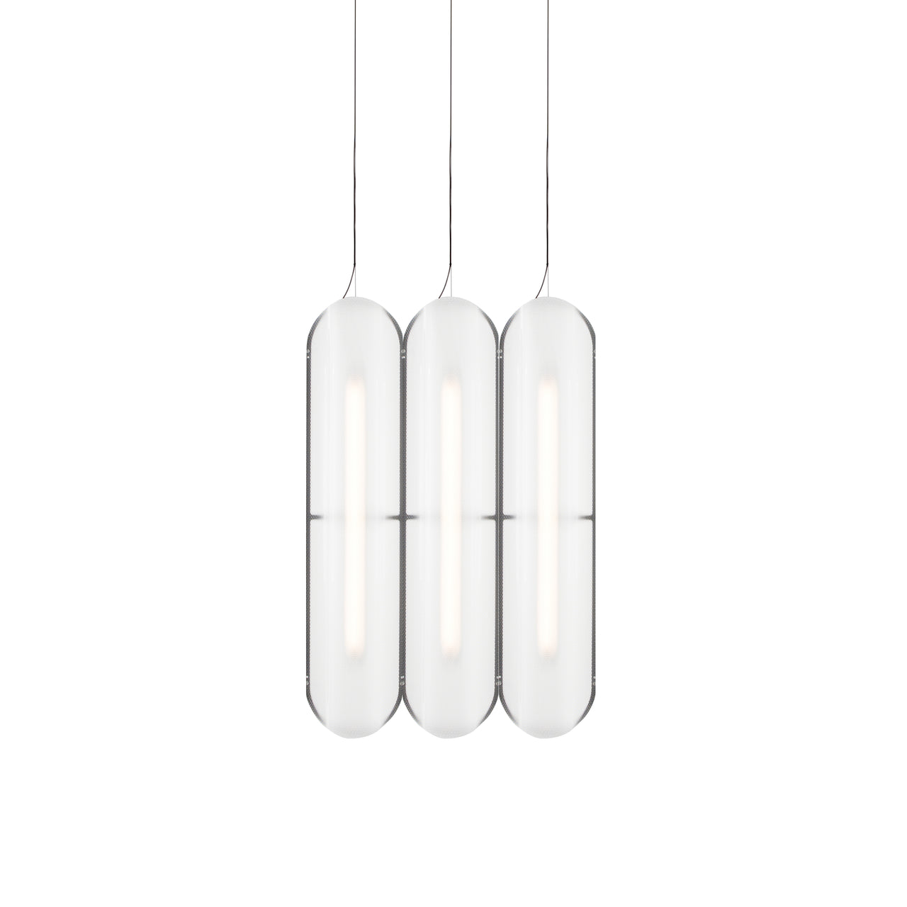 Vale System Pendant Light: Vertical + Side-to-Side + Vale 3 + Anthracite