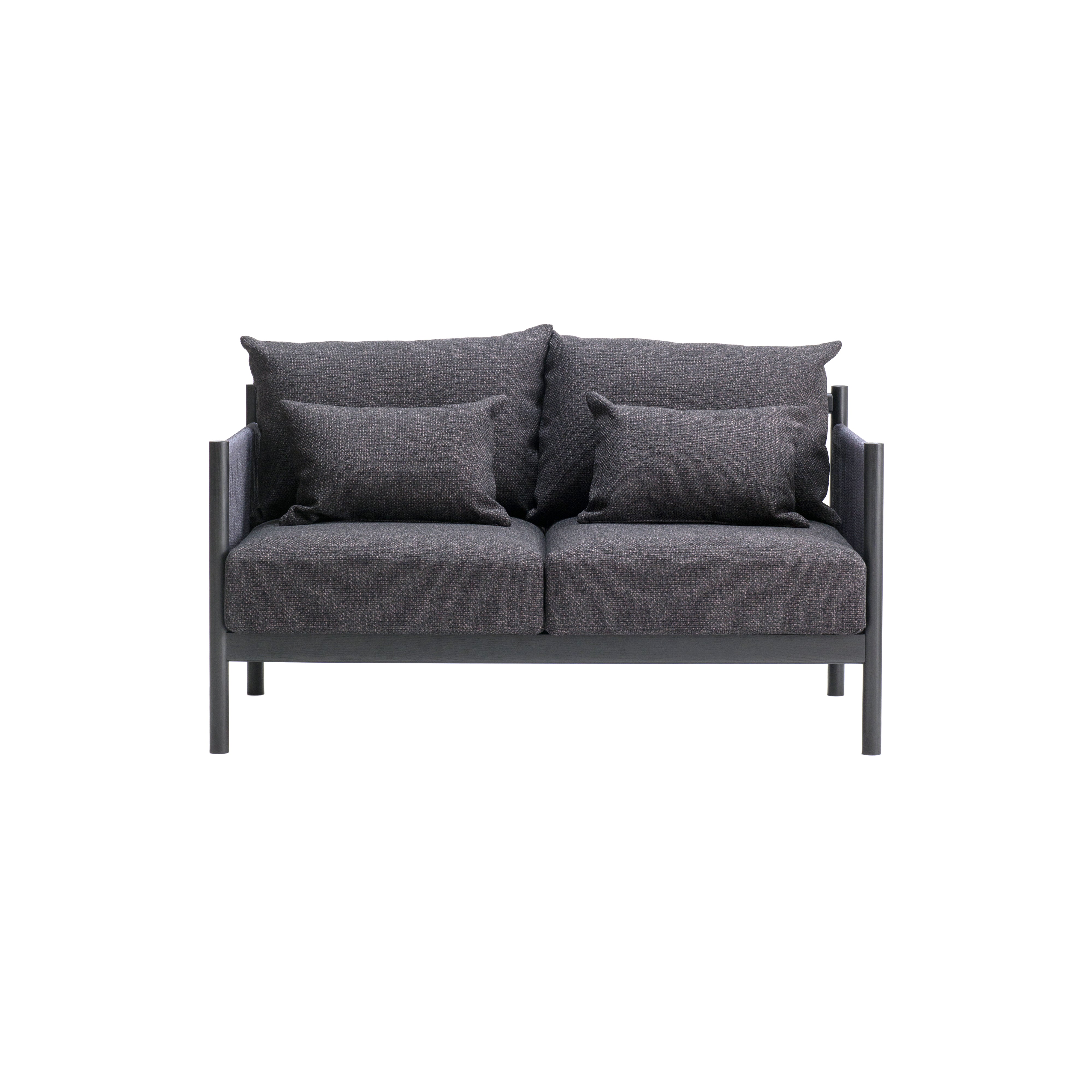 Braid Sofa: Sumi Ash + 2 + Baton B-CGR