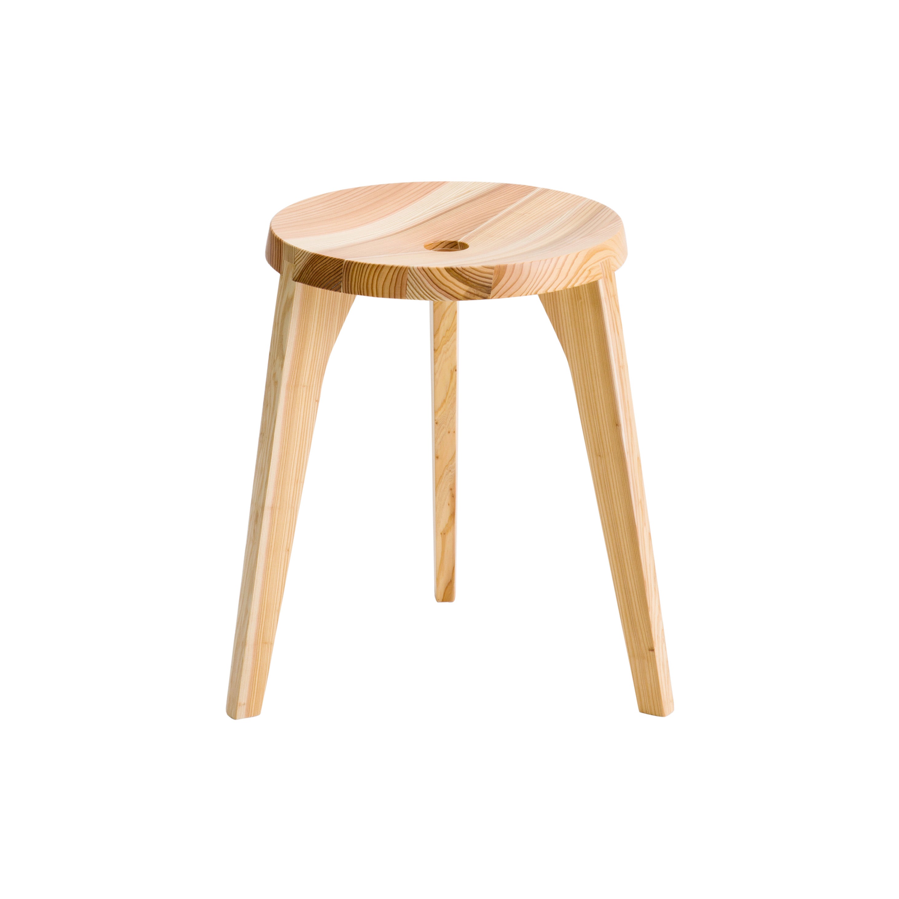 Dovetail Stool: Natural Cedar + 3