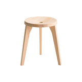 Dovetail Stool: Natural Hinoki + 3