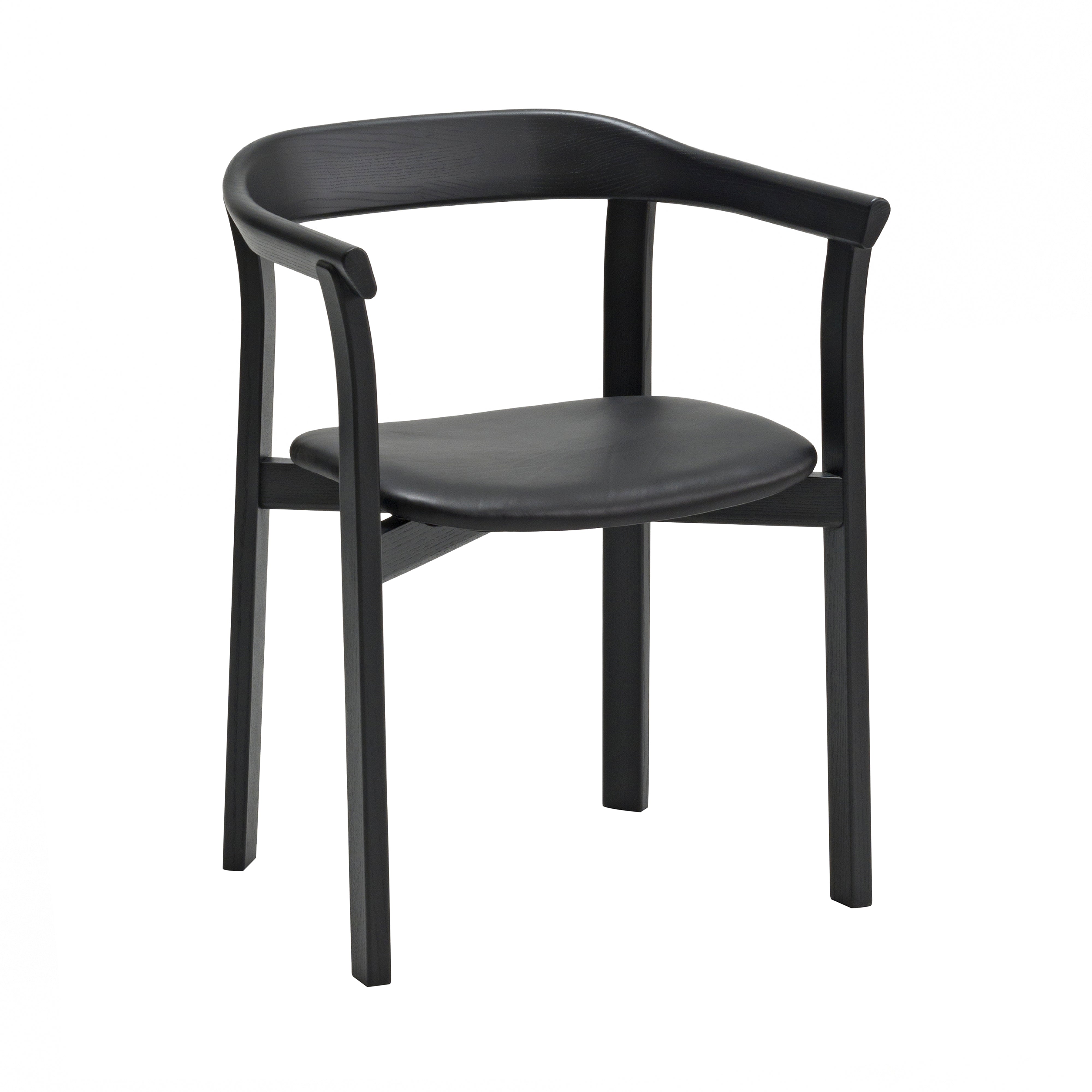 Holm Chair: Sumi Ash + Fible Black