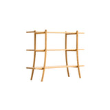 Skyladder Shelves: Low + Natural Oak