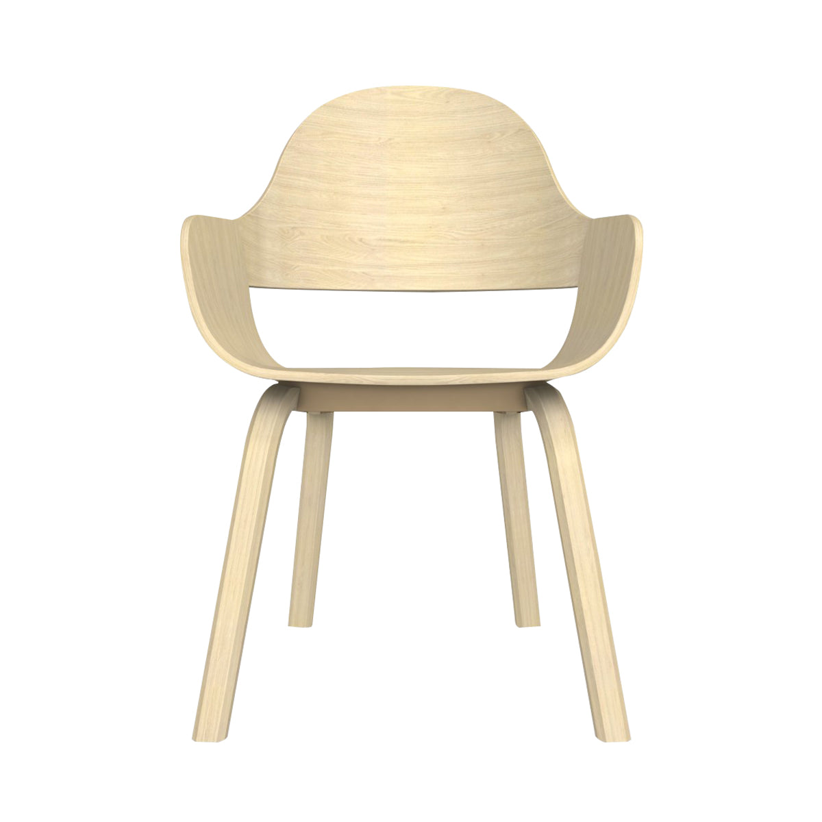 Showtime Nude Chair: Natural Ash + Natural Ash