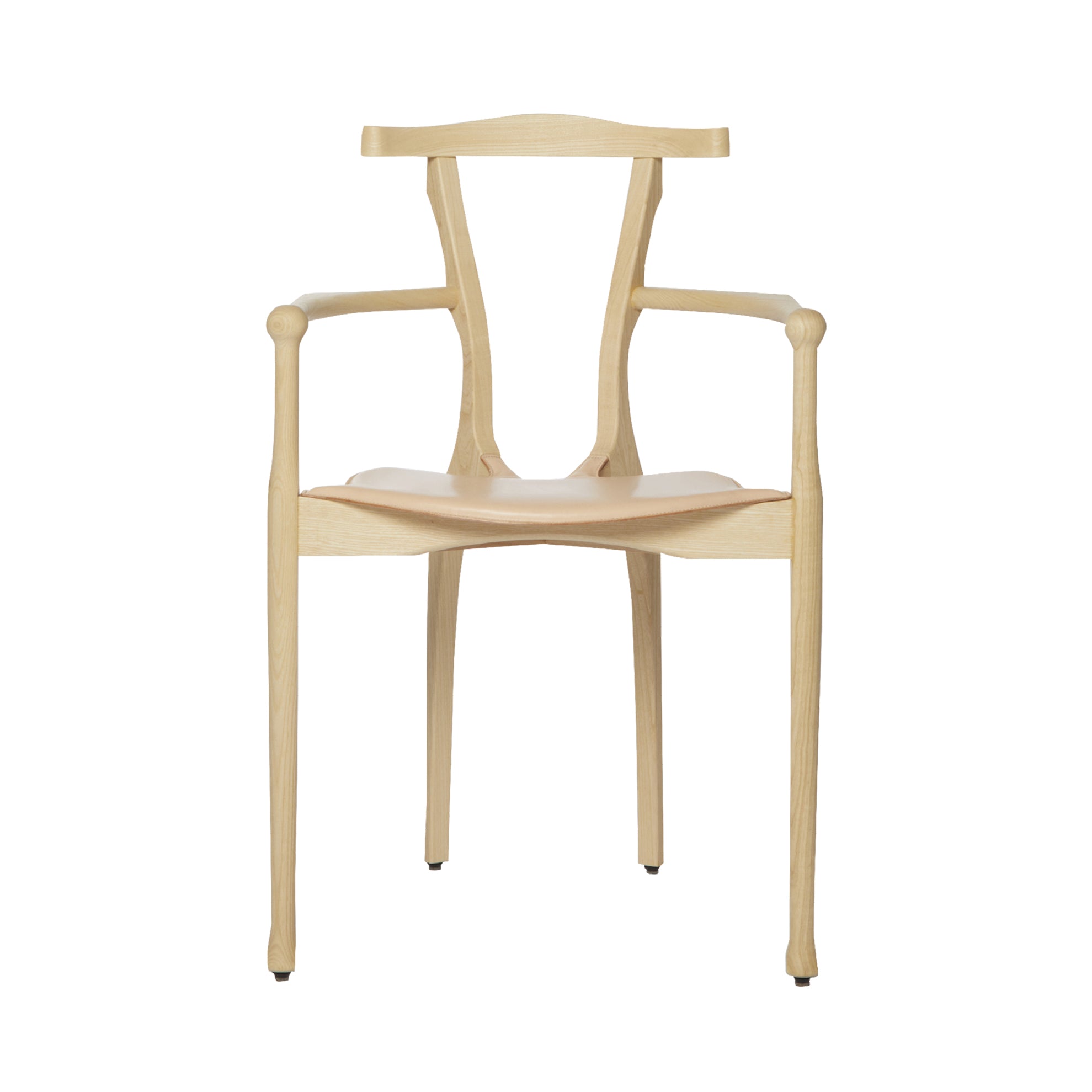 Gaulino Stackable Chair: Natural Ash + Natural