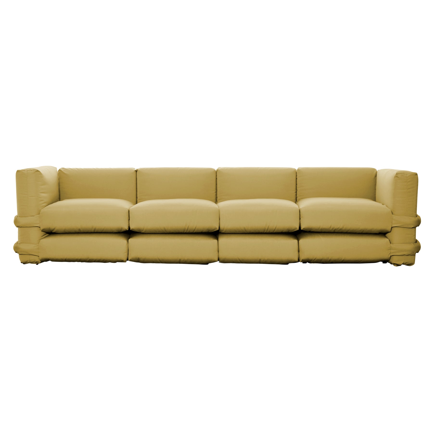 Pillow Modular Sofa: Fabric + Configuration 4