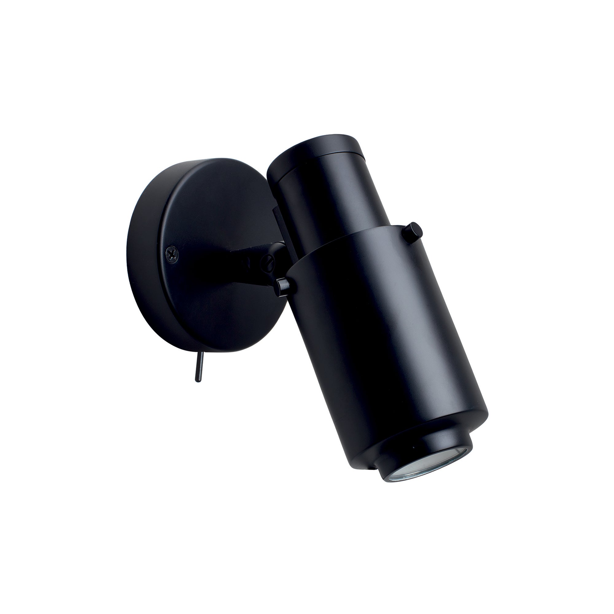 Biny Spot Wall Lamp: Black