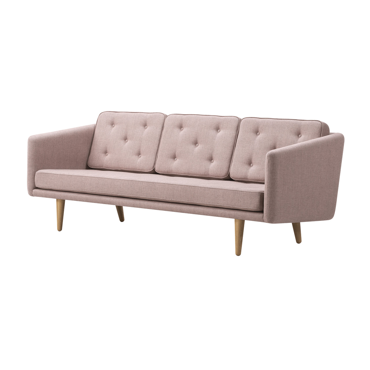 No. 1 Sofa: 3 Seater + Oiled Oak