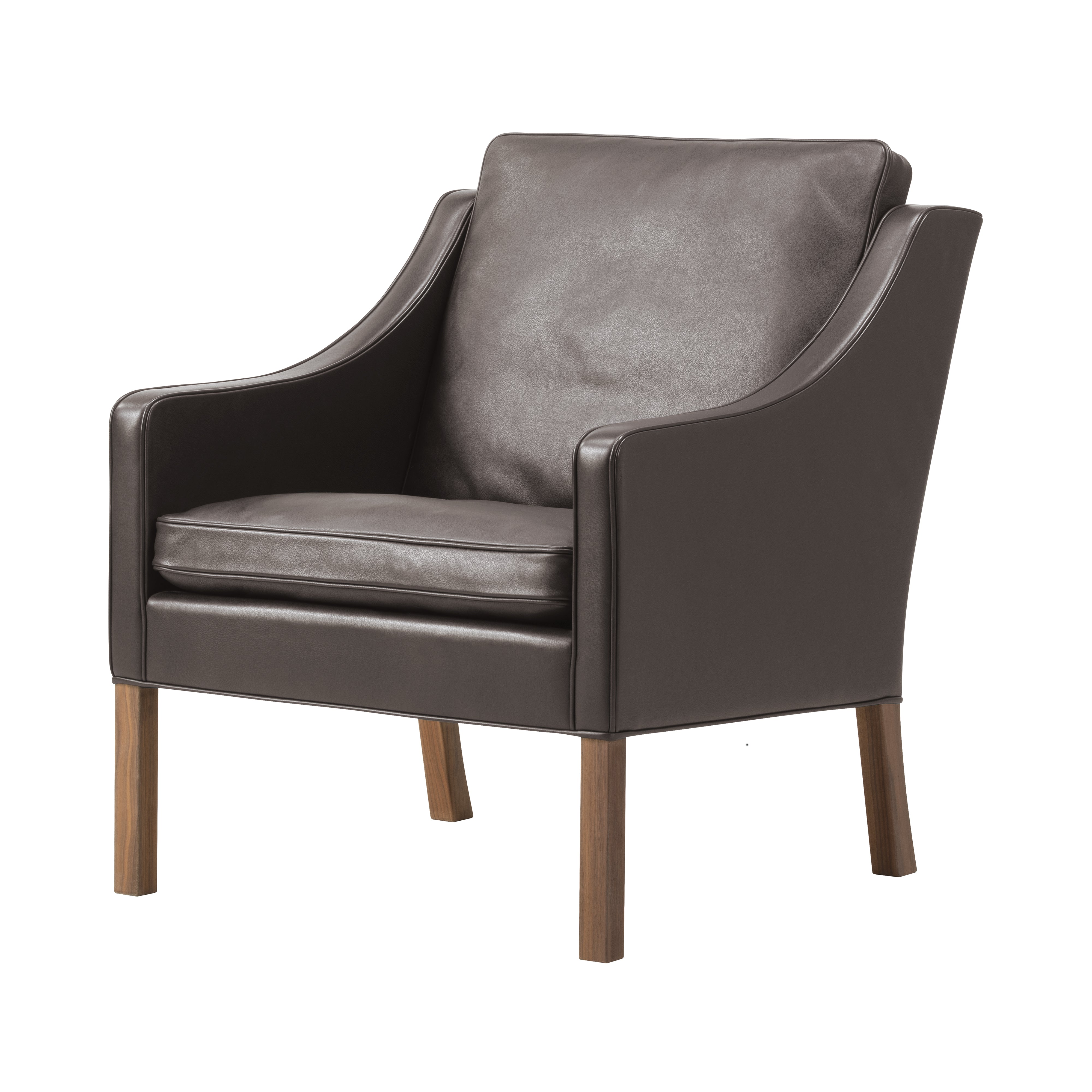 Mogensen 2207 Club Chair: Lacquered Walnut