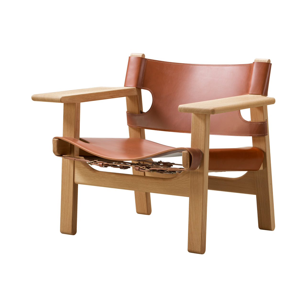 The Spanish Chair: Oiled Oak + Cognac