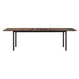 Plan Extendable Table: Smoked Oiled Oak + Black