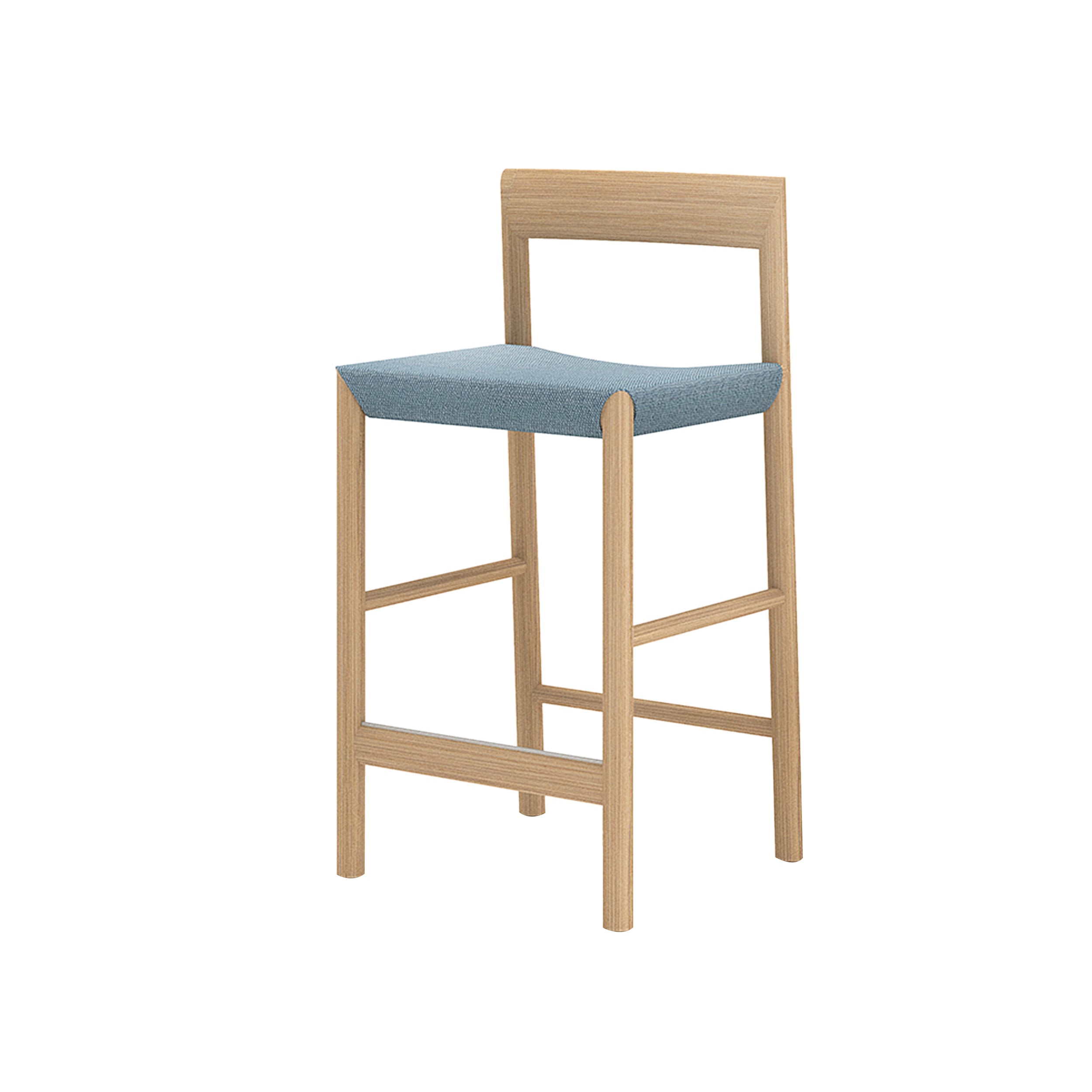 Stax Bar + Counter Stool: Counter + Oak