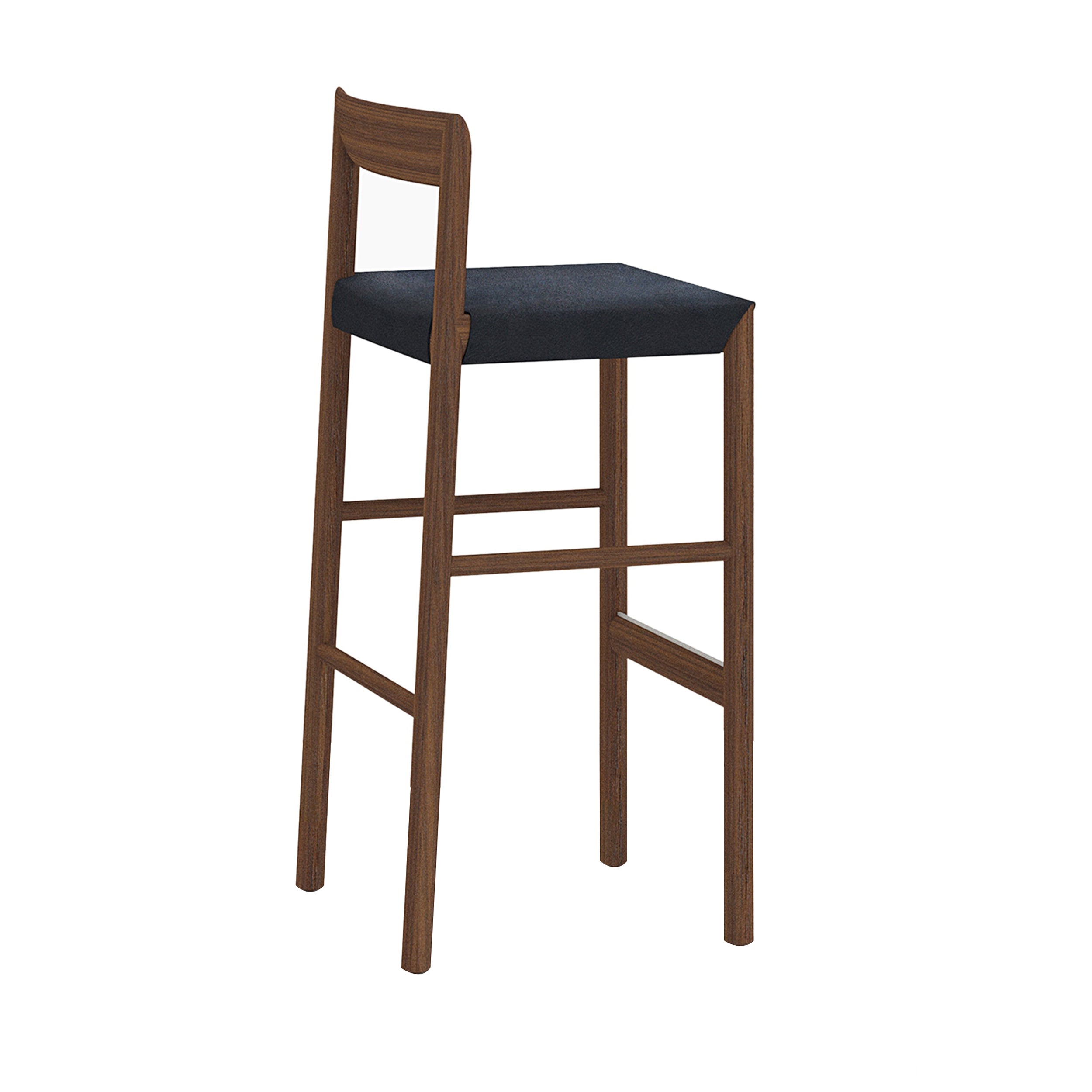 Stax Bar + Counter Stool: Bar + Walnut