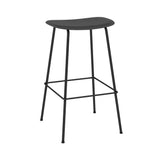 Fiber Bar + Counter Stool: Tube Base + Bar + Black + Anthracite Black