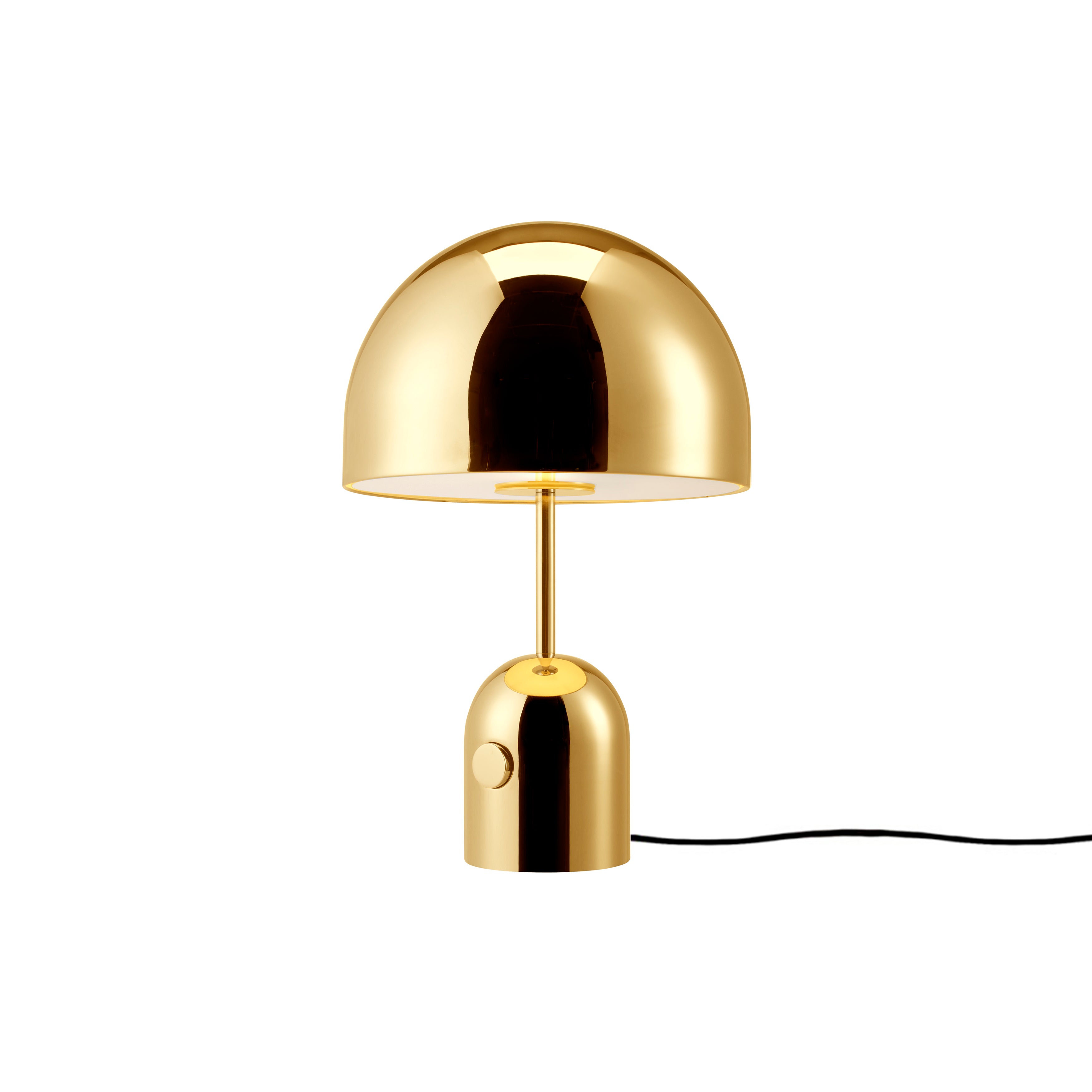 Bell Table Lamp: Gold