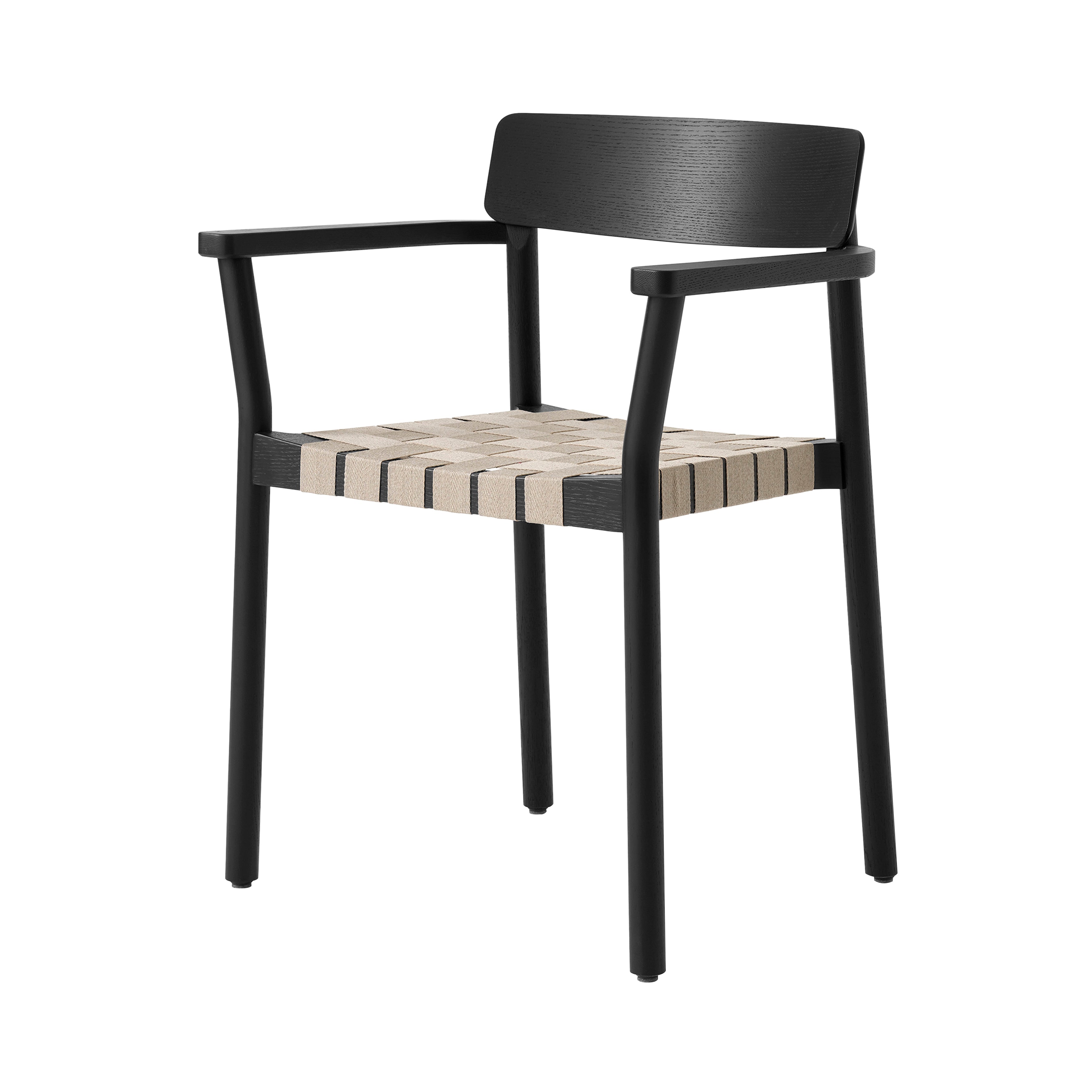 Betty Armchair TK9: Black + Natural