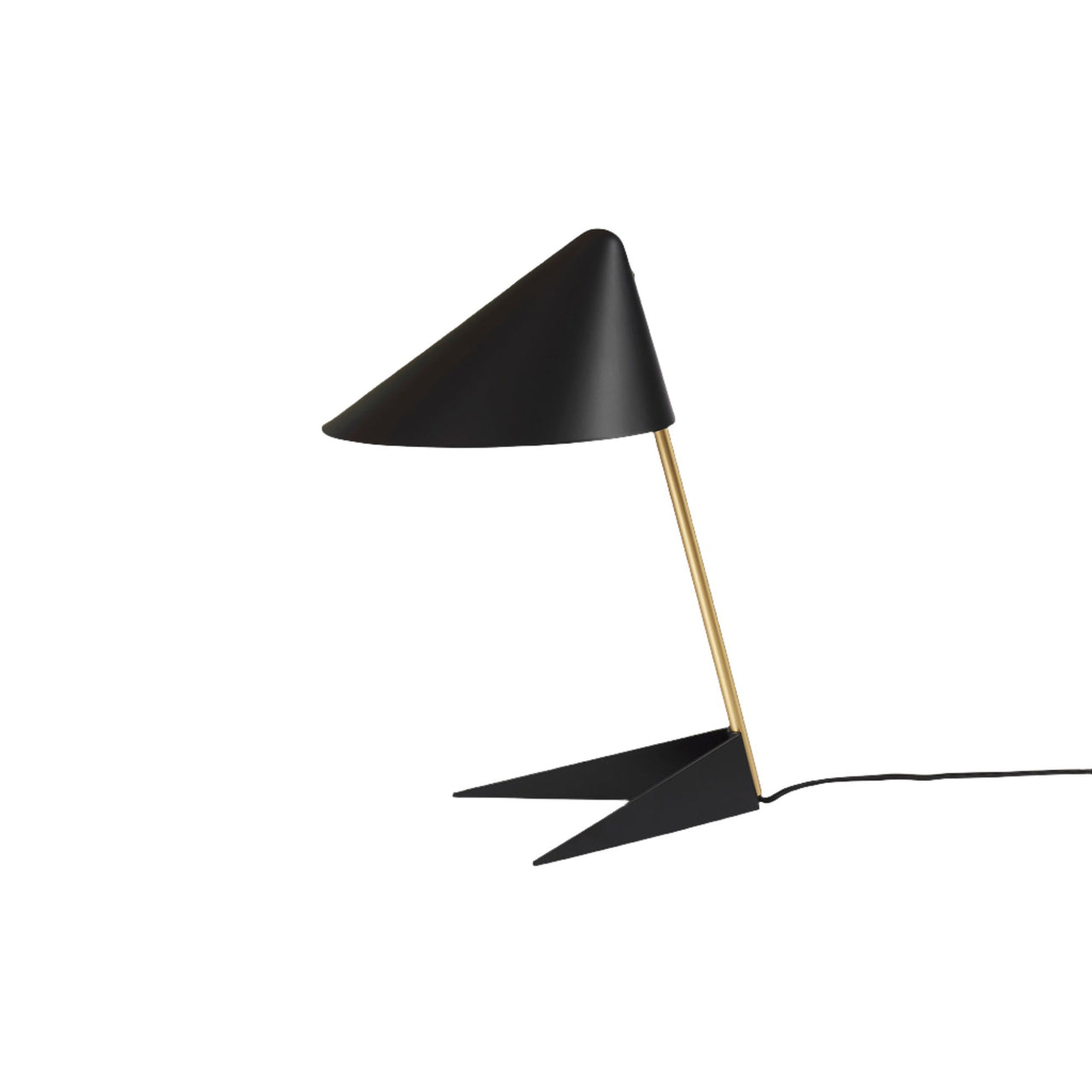 Ambience Table Lamp: Black Noir + Brass