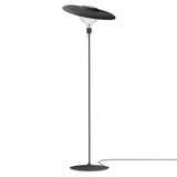 Shade Champagne Floor Lamp: Black + With Bulb (3 W)