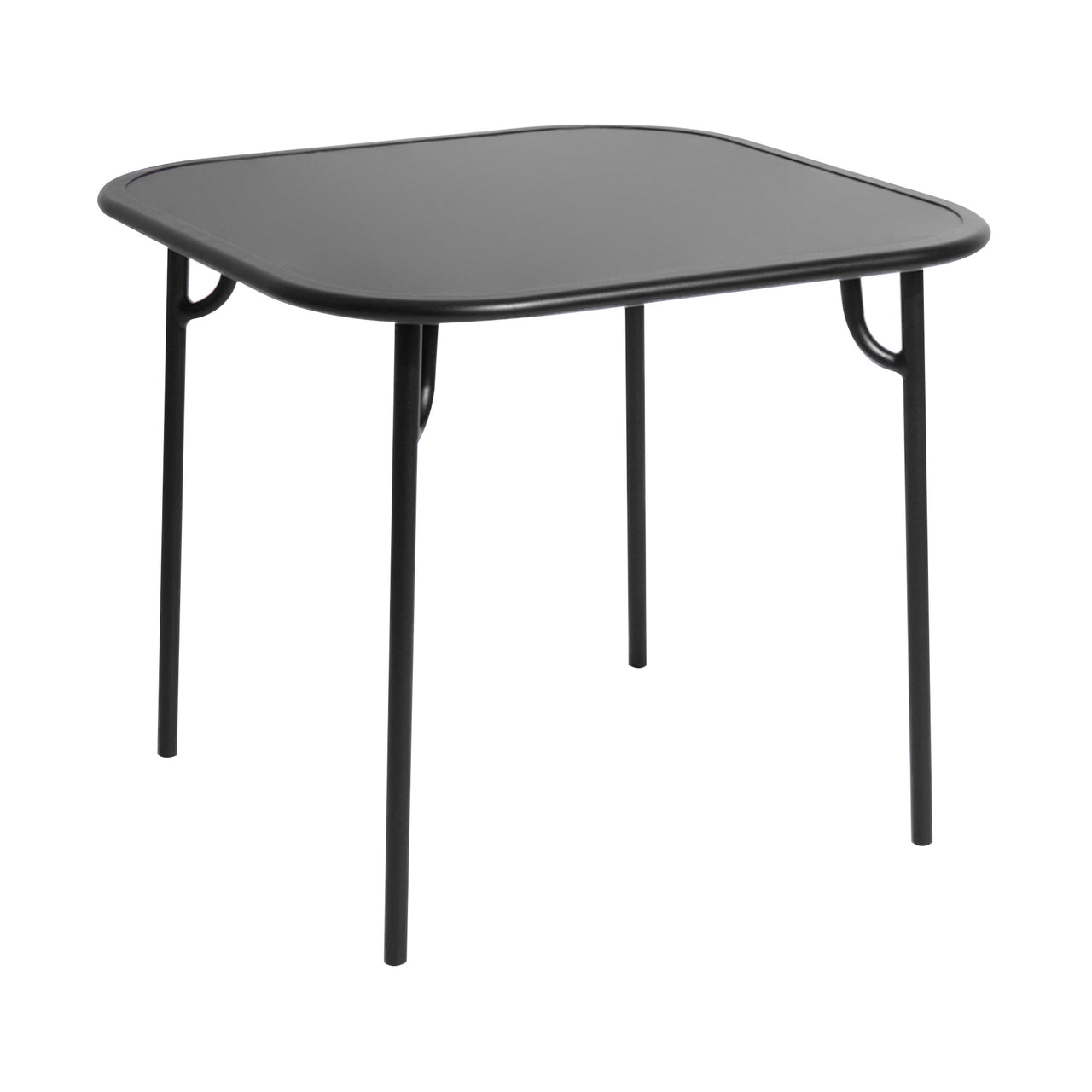 Week-End Square Dining Table: Black