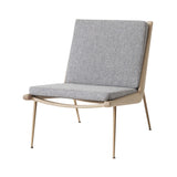 Boomerang Chair HM1: Oiled Oak + Brass