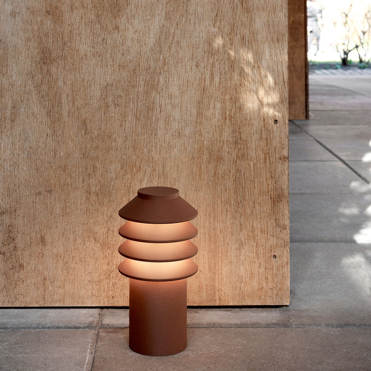 Bysted Garden Bollard Lamp: Short