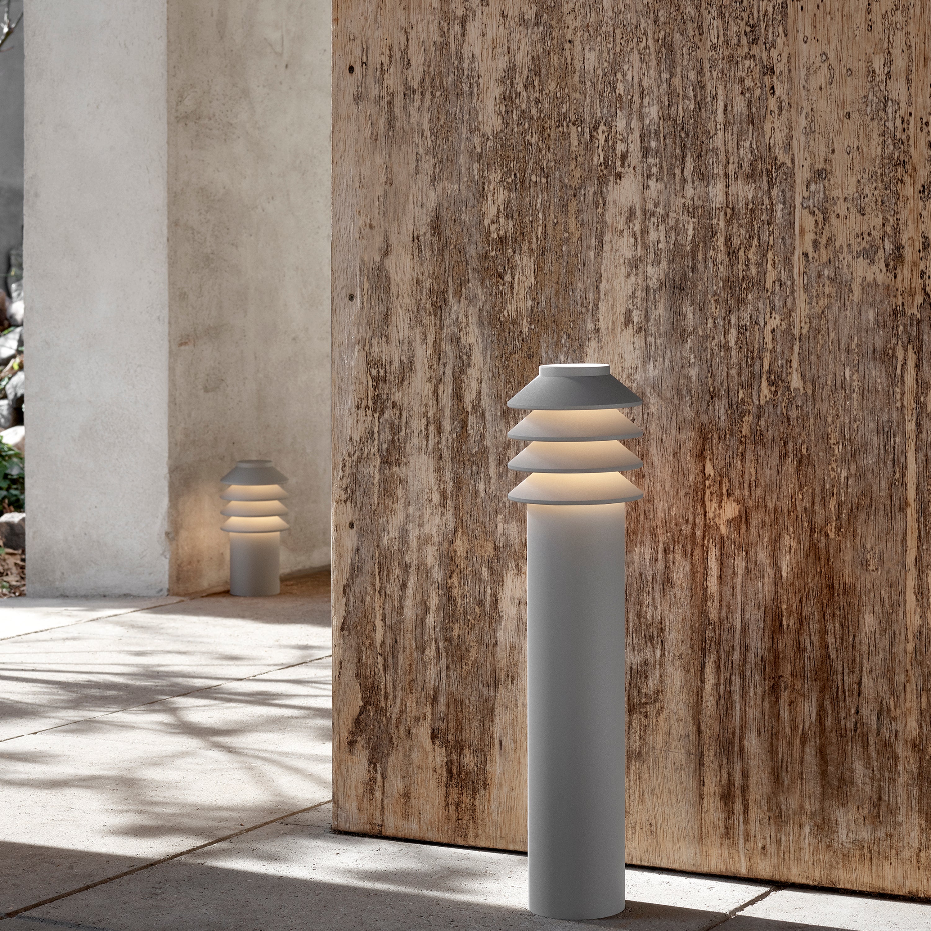 Bysted Garden Bollard Lamp: Short