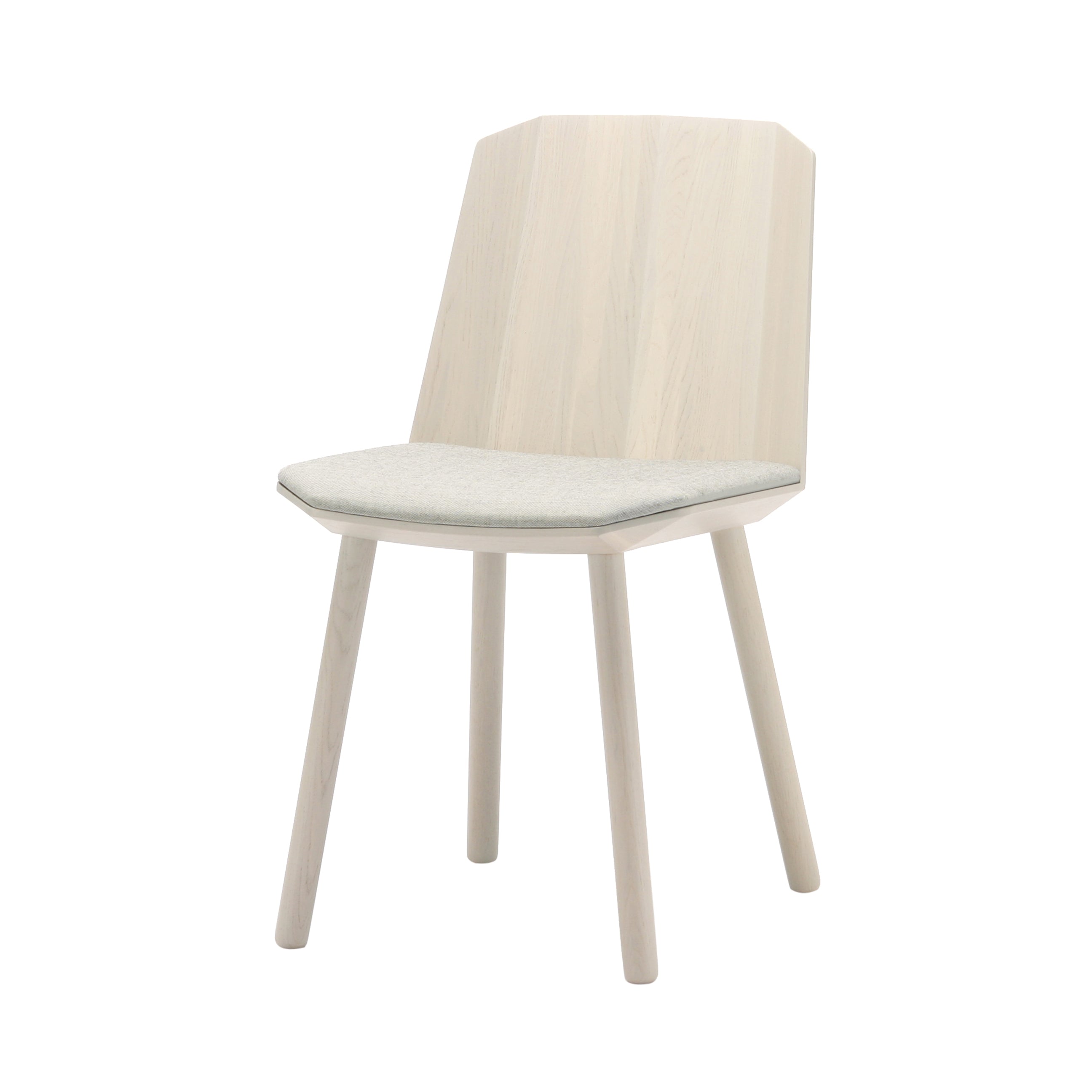 Colour Wood Side Chair: Grain Beige