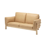 Castor Sofa 2 Seater: Pure Oak