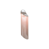 Ce Wall Lamp: Chrome + Tender Pink