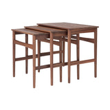 CH004 Nesting Tables: Set of 3 + Oiled Walnut