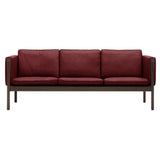 CH163 3 Seater Sofa: Oiled Walnut