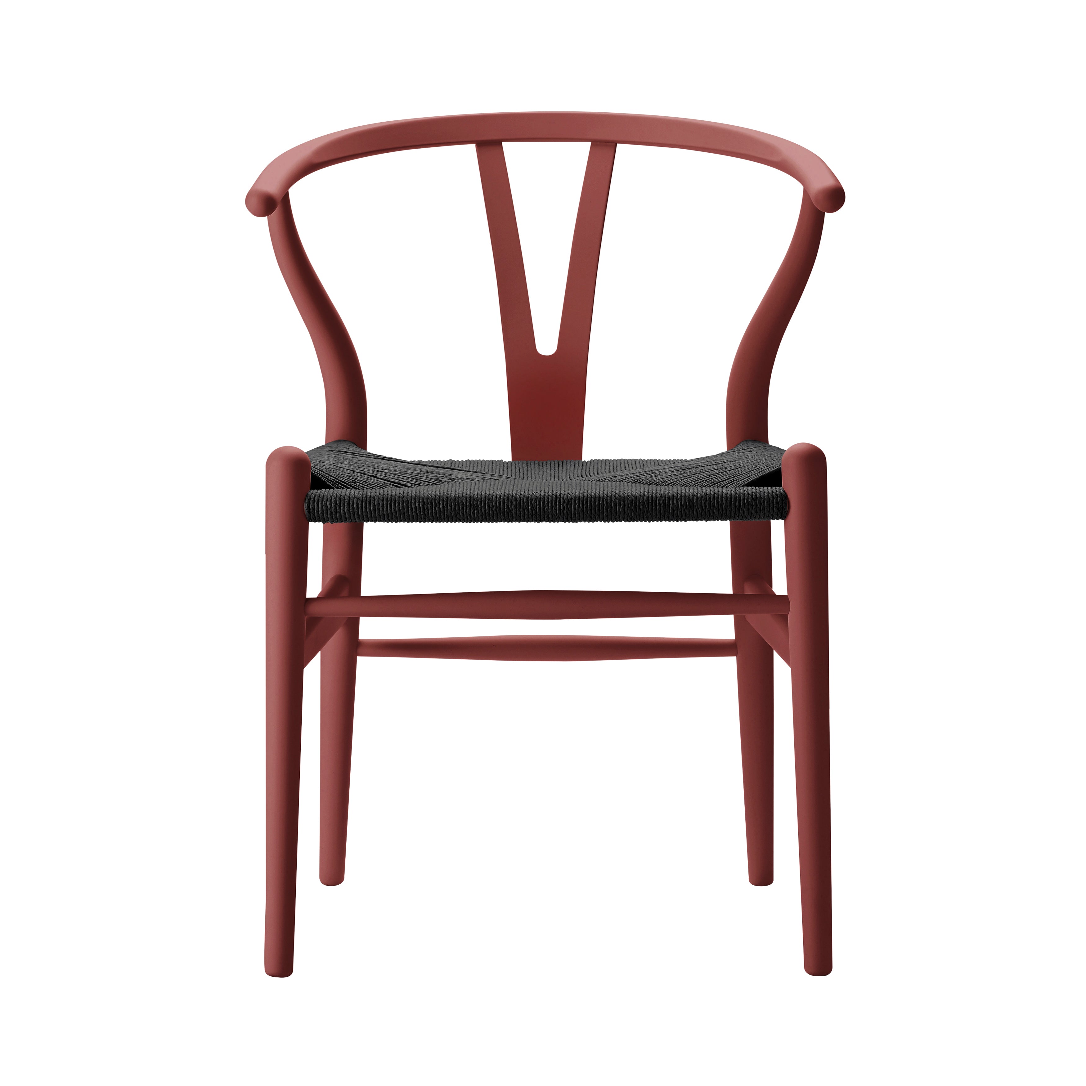 CH24 Wishbone Chair: Black + Falu