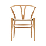 CH24 Wishbone Chair: Natural + Oiled Oak