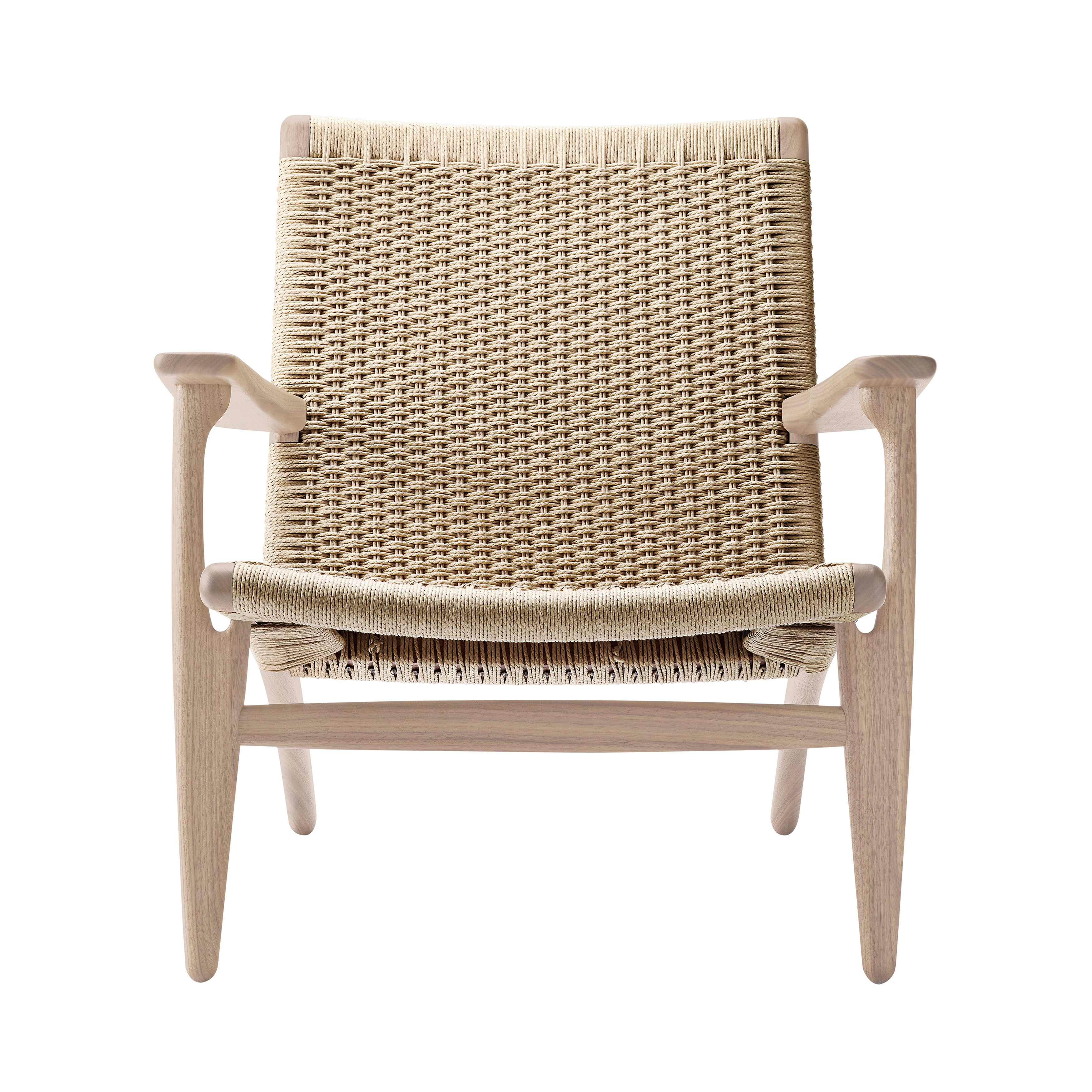 CH25 Lounge Chair: Natural + Soaped Oak