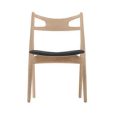 CH29P Sawbuck Chair: Oak + White Oiled Oak