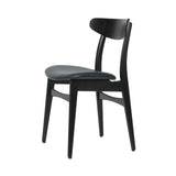 CH30P Dining Chair: Black Oak