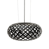 Kina Pendant Light: Extra Large + Black + Black